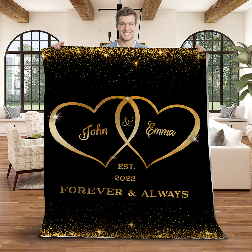 For the one who holds my heart - Personalized Premium Blanket™