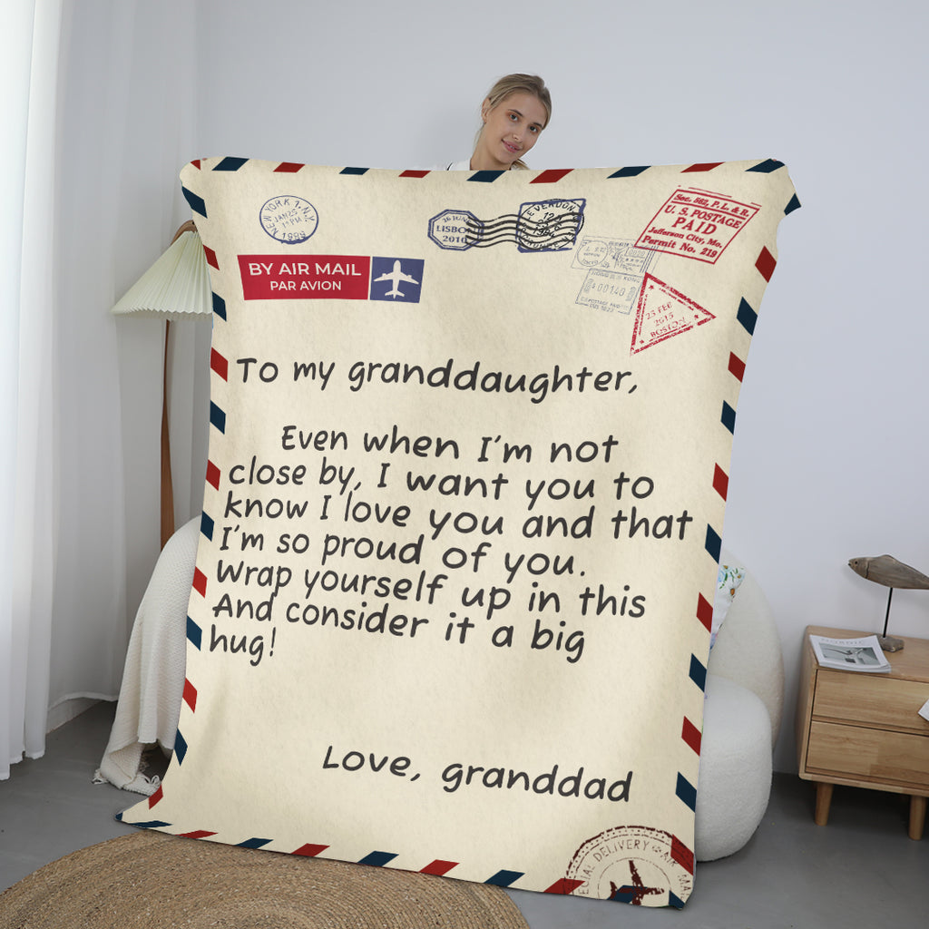 Grandfather - For my Granddaughter/For my Grandson - Premium Blanket™ Ver. 3