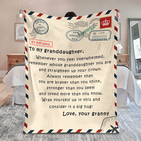 Grandmother - For my Granddaughter / For my Grandson - Premium Blanket™