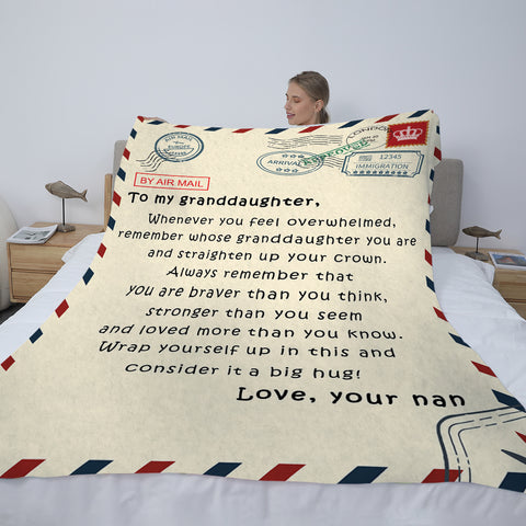 Grandmother - For my Granddaughter / For my Grandson - Premium Blanket™