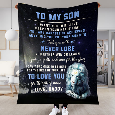 Believe in your heart - Father - For my daughter/ For my son Premium Blanket™