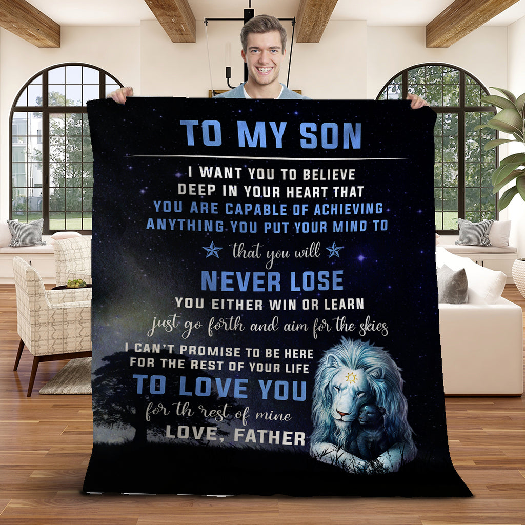 Believe in your heart - Father - For my daughter/ For my son Premium Blanket™