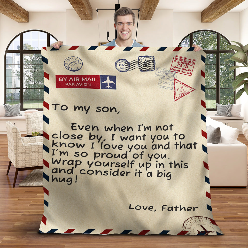 Father - For my Daughter / For my Son - Premium Blanket™ Ver. 3