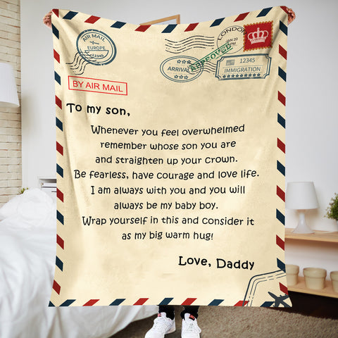Father - For my daughter/ For my son Premium Blanket™