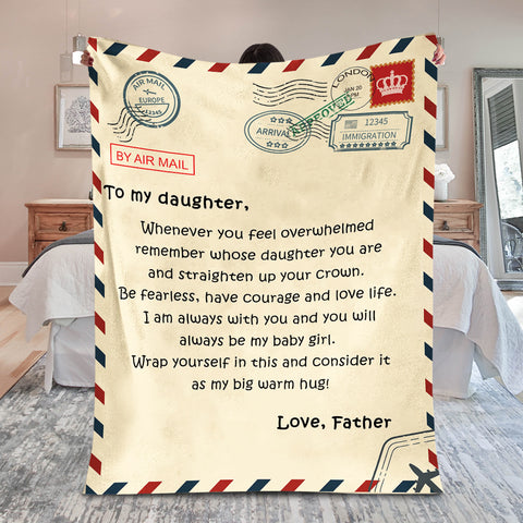 Father - For my daughter/ For my son Premium Blanket™