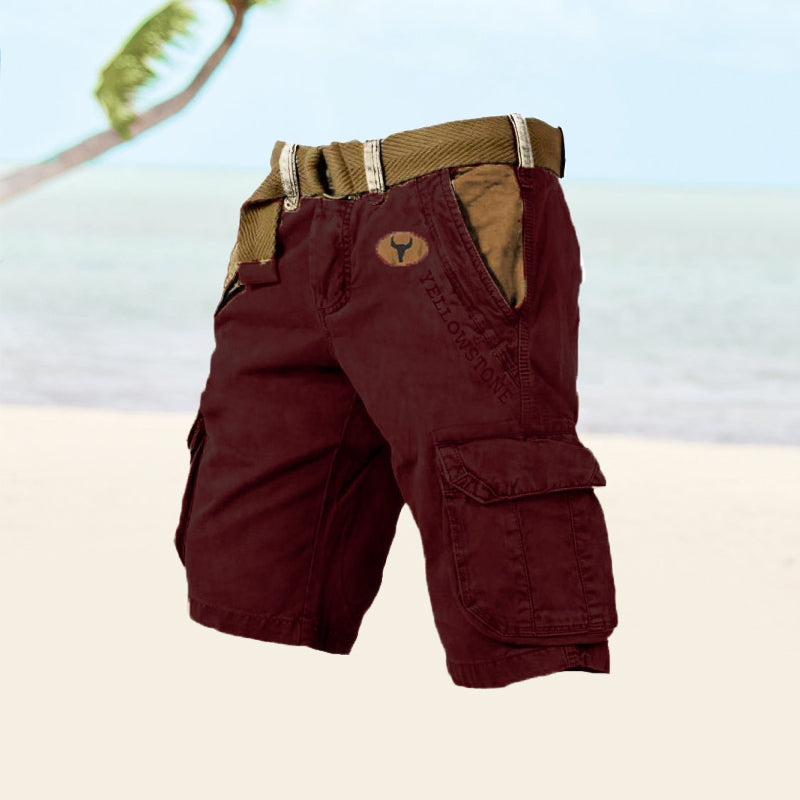 Men's Cargo Shorts –  Relaxed Fit, Summer Walking Shorts