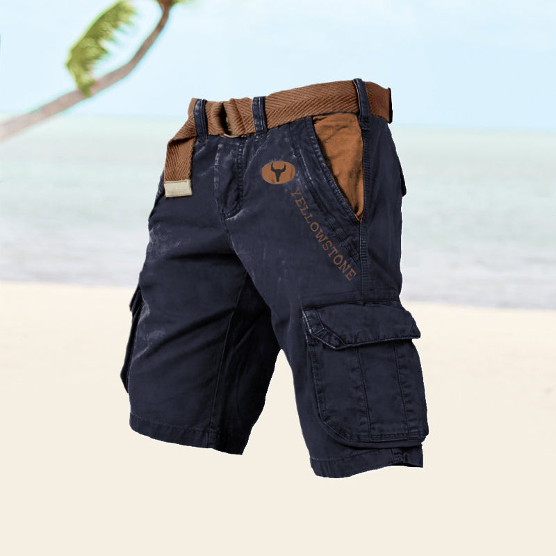 Men's Cargo Shorts –  Relaxed Fit, Summer Walking Shorts