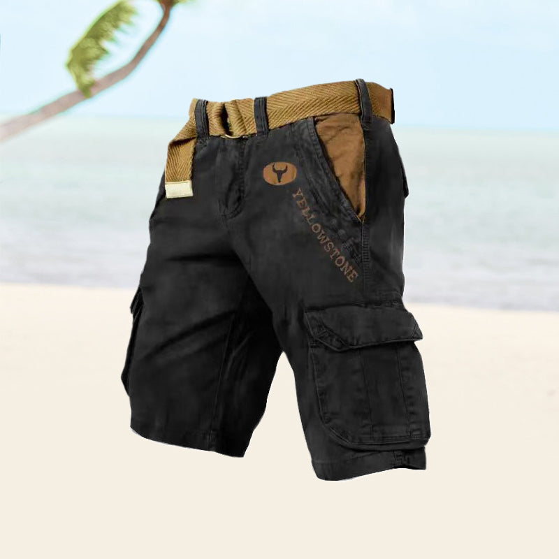 Men's Cargo Shorts –  Relaxed Fit, Summer Walking Shorts