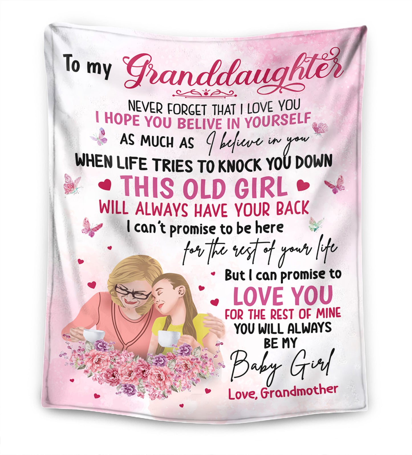 Pure love - Grandmother - For my Granddaughter / For my Grandson - Premium Blanket™