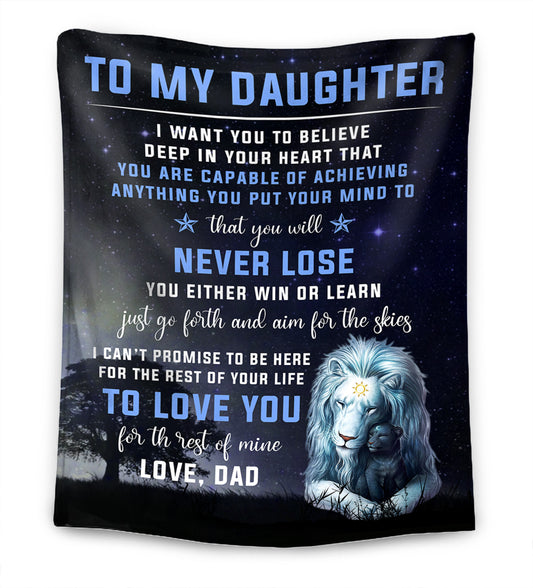 Believe in your heart - Father - For my daughter/ For my son Premium Blanket™