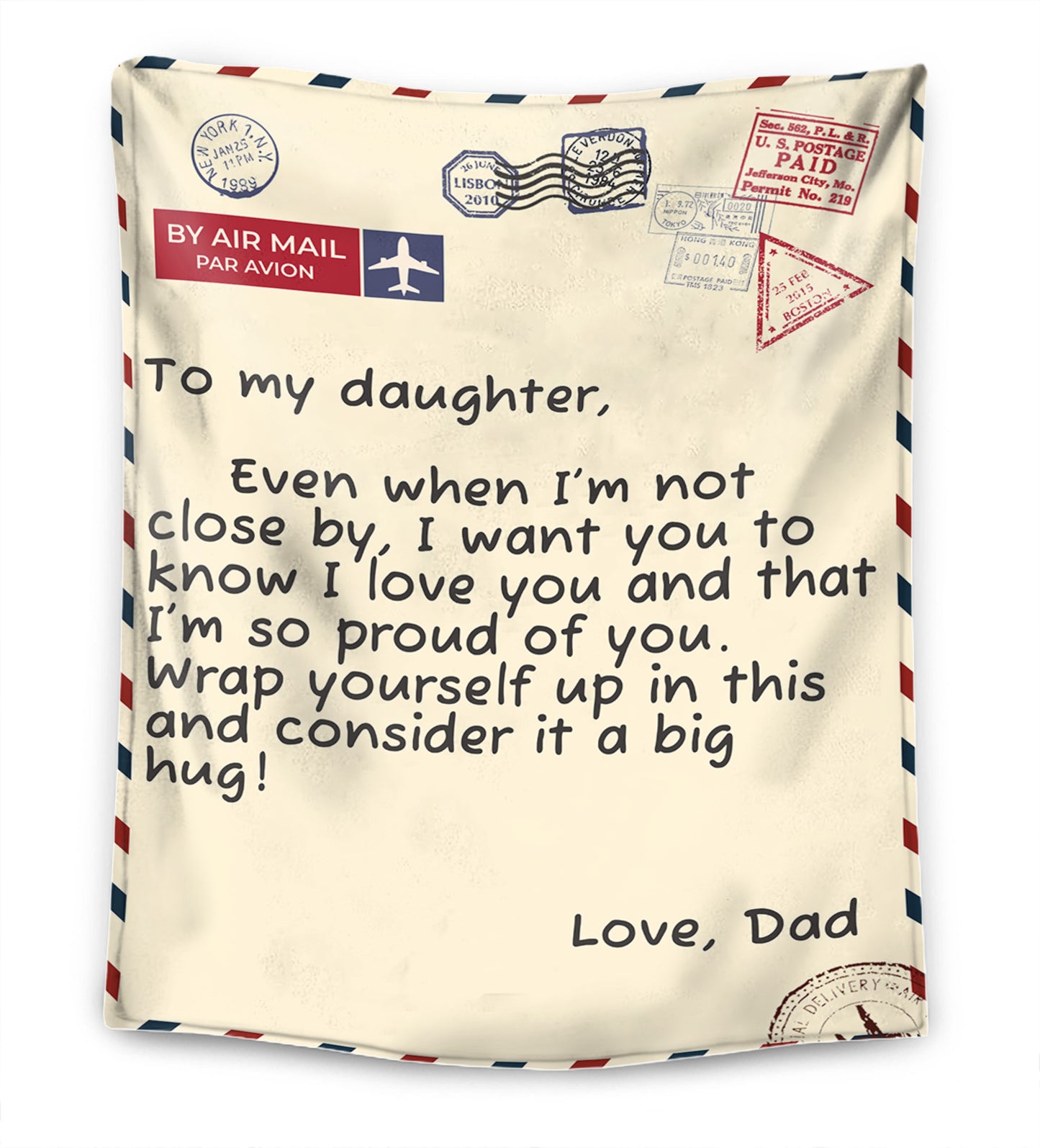 Father - For my Daughter / For my Son - Premium Blanket™ Ver. 3