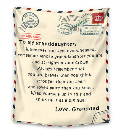 Grandfather - For my Granddaughter/For my Grandson - Premium Blanket™