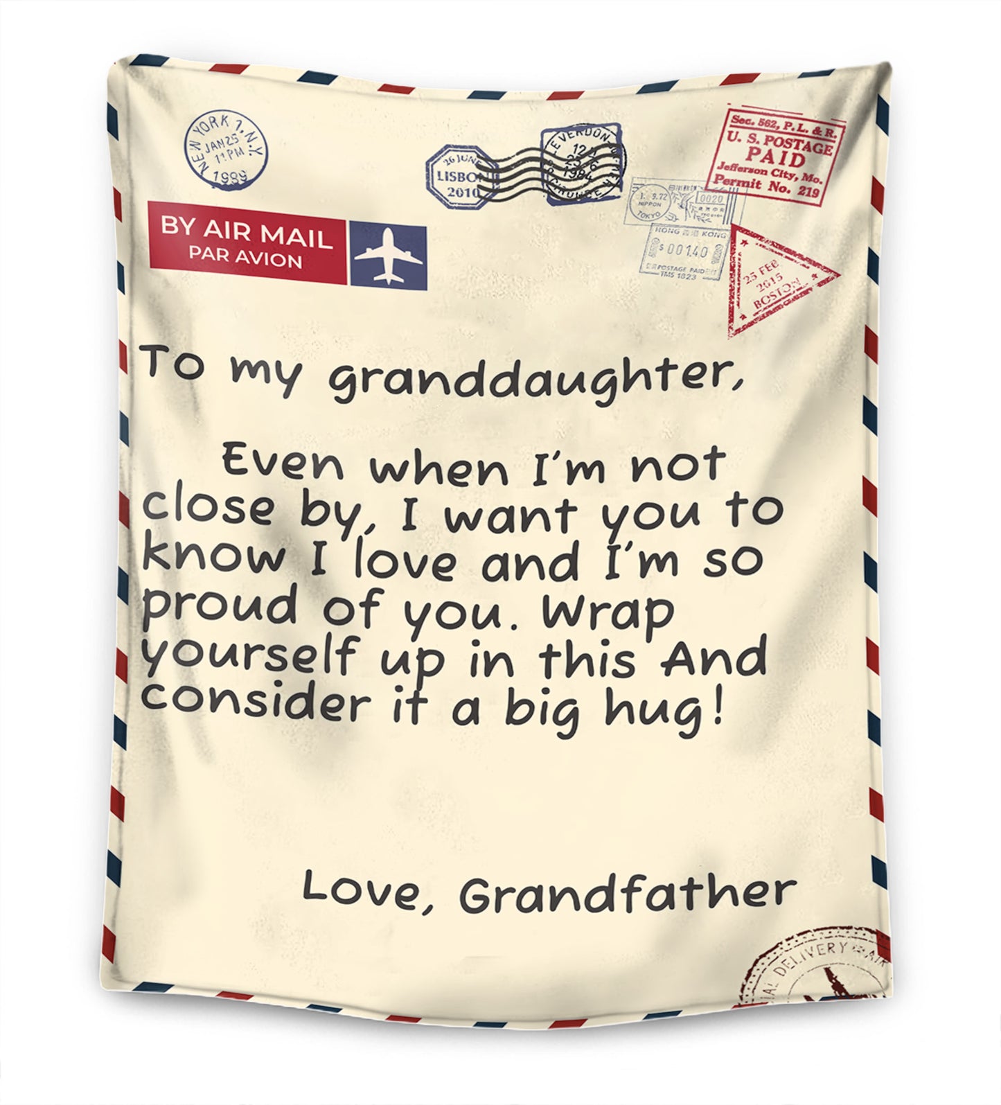 Grandfather - For my Granddaughter/For my Grandson - Premium Blanket™ Ver. 3