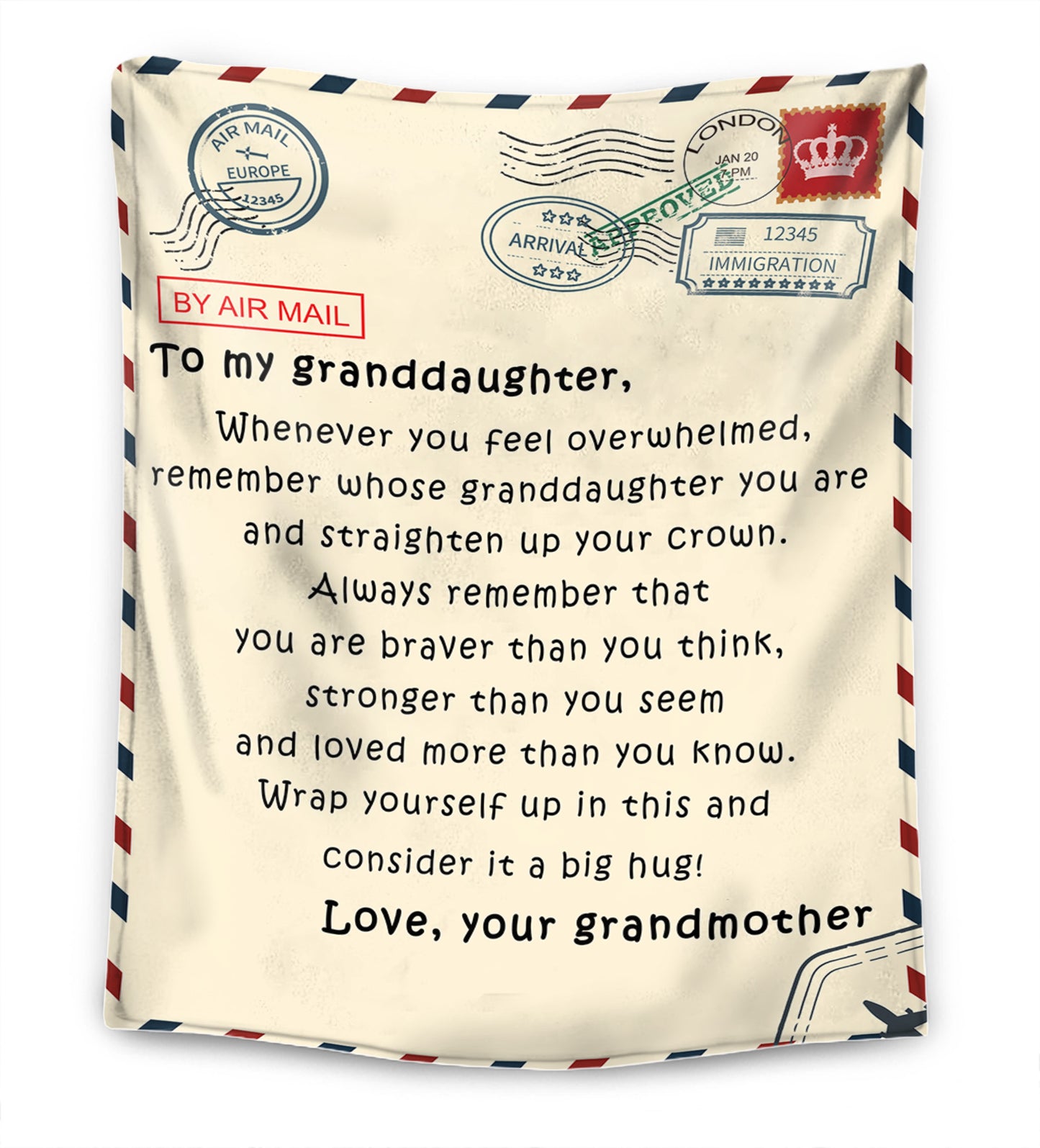 Grandmother - For my Granddaughter / For my Grandson - Premium Blanket™