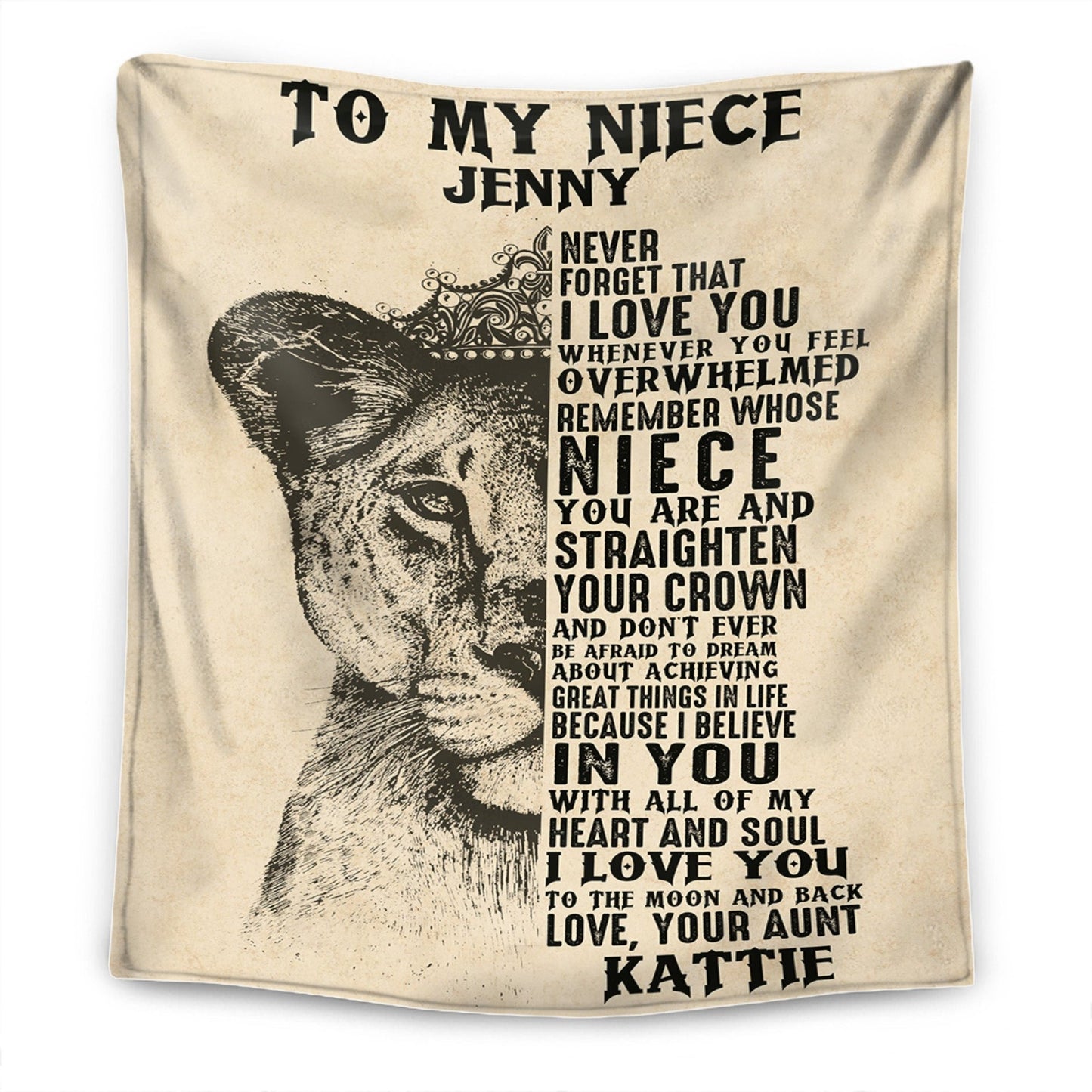 To my Niece - Personalized Premium Blanket™