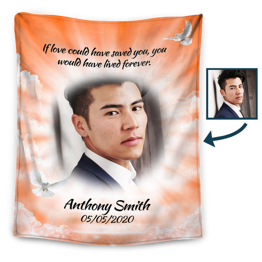 For a loved one in Heaven -  Personalized Premium Blanket™