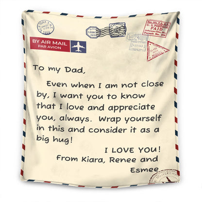 To my Mum/Dad  - Personalized Premium Blanket™