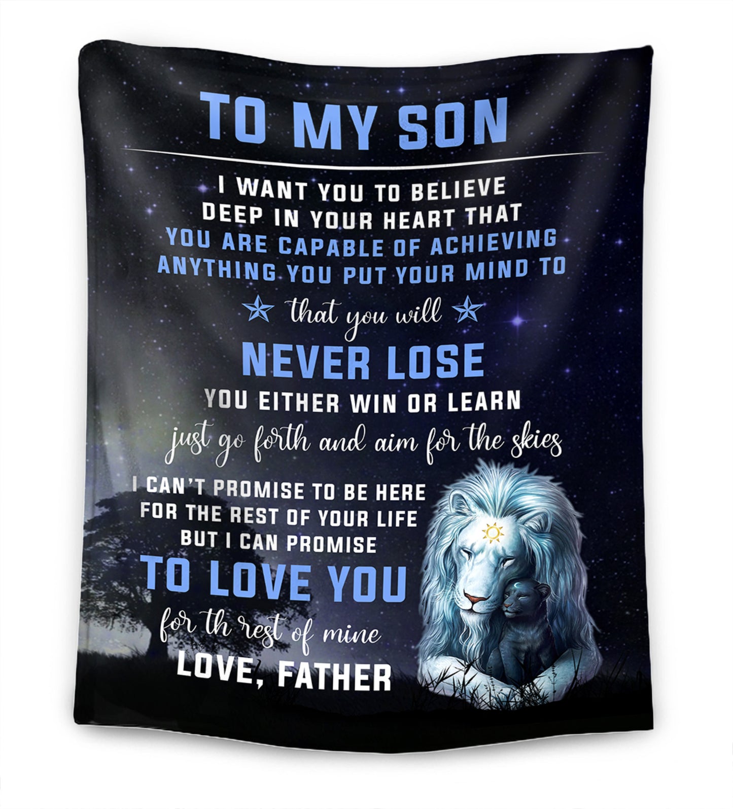 Believe in your heart - Father - For my daughter/ For my son Premium Blanket™