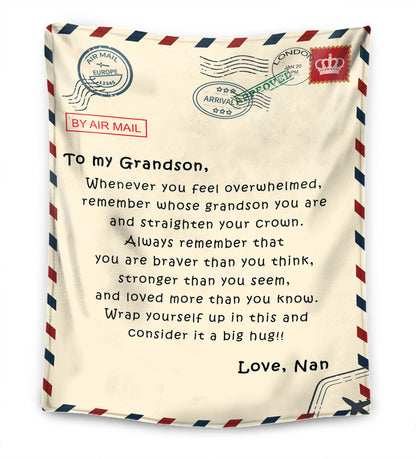 Grandmother - For my Granddaughter / For my Grandson - Premium Blanket™