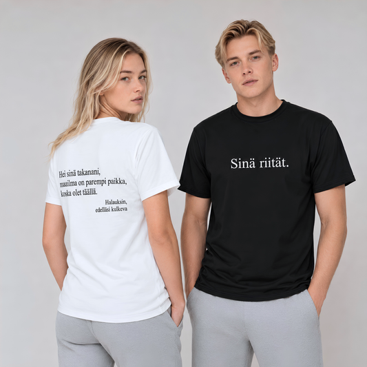 Sinä riität. -t-paita