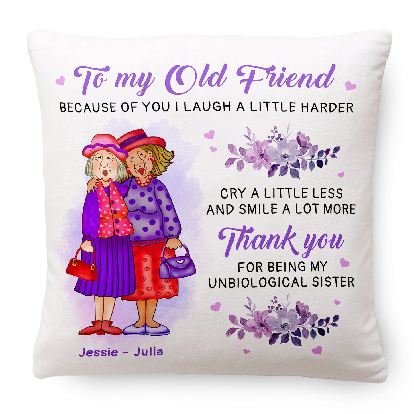 To my old friend – Personalized Premium Pillow™ Ver.2