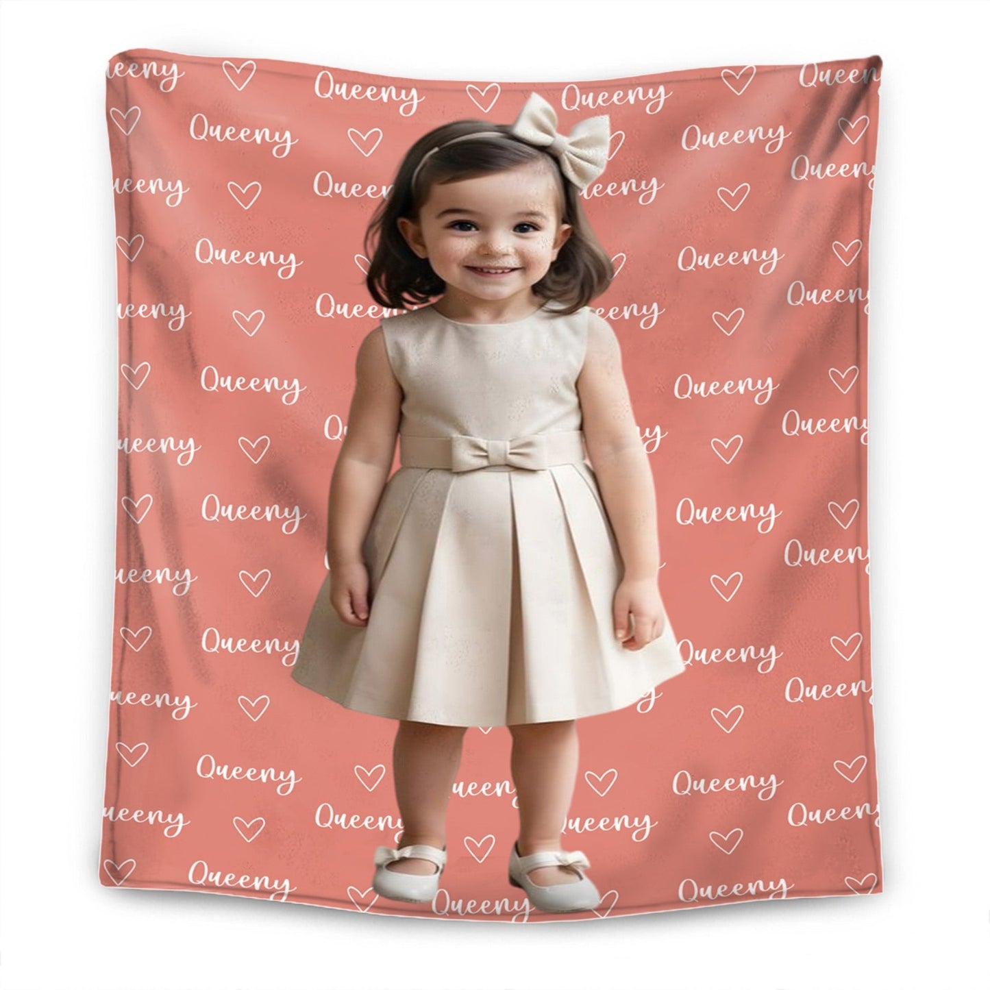 Personalized Name & Photo Blanket - Gift for Family - Personalized Blanket