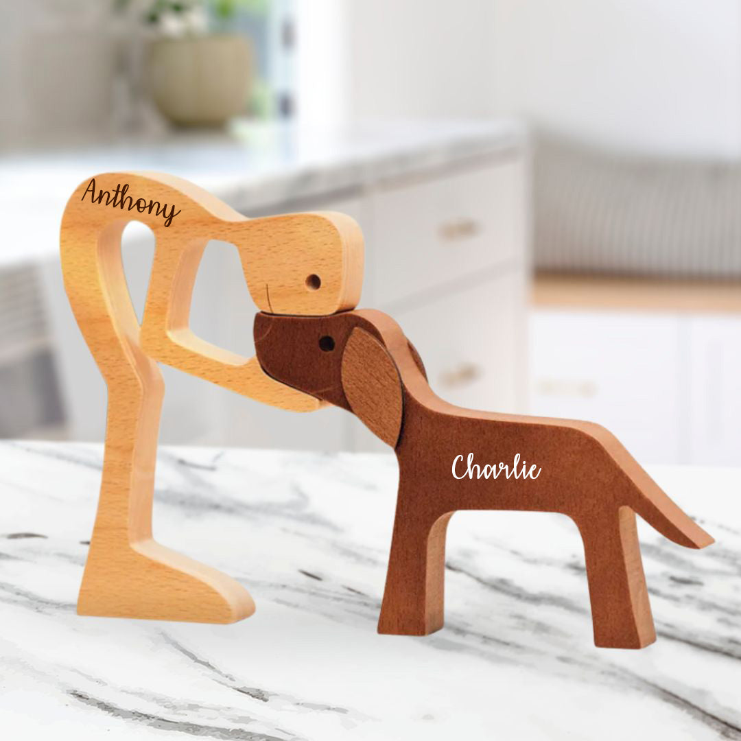 Personalized Wooden Pet Carvings