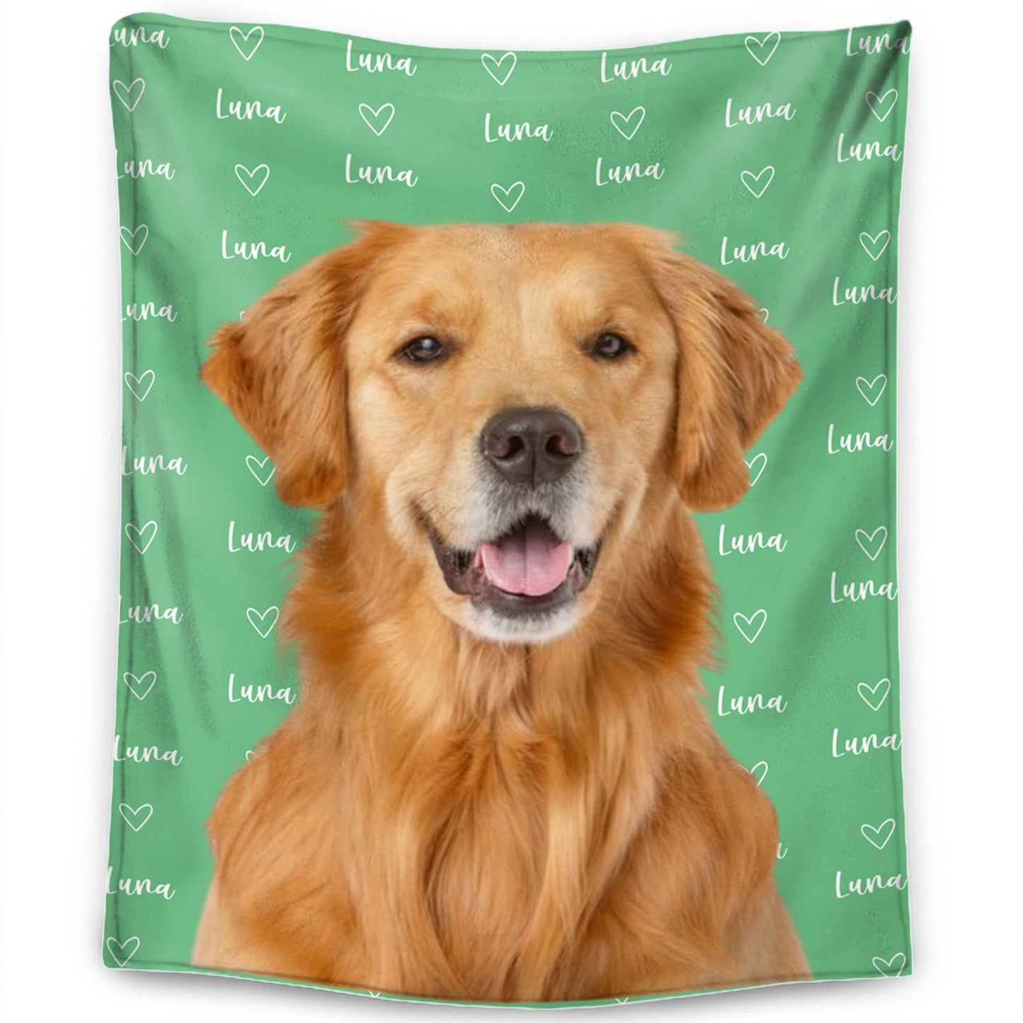 Personalized Name & Photo Blanket - Gift for Pet Owners - Personalized Blanket