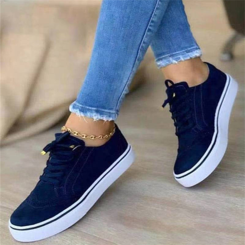 Women's Chunky Trainers – Platform Sole, Comfy Everyday Casual Shoes