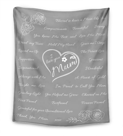 I love you Mum! Premium Blanket™