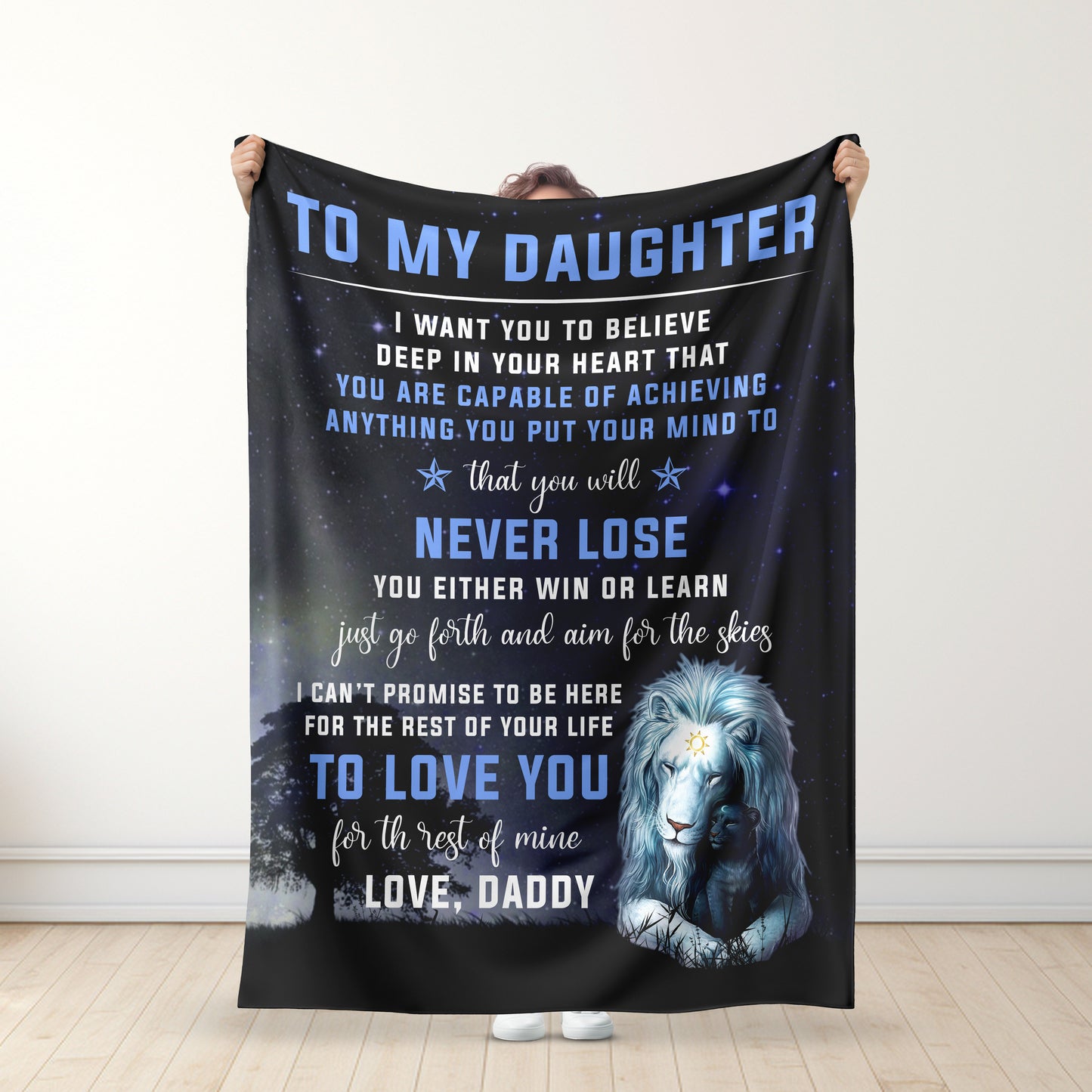 Believe in your heart - Father - For my daughter/ For my son Premium Blanket™