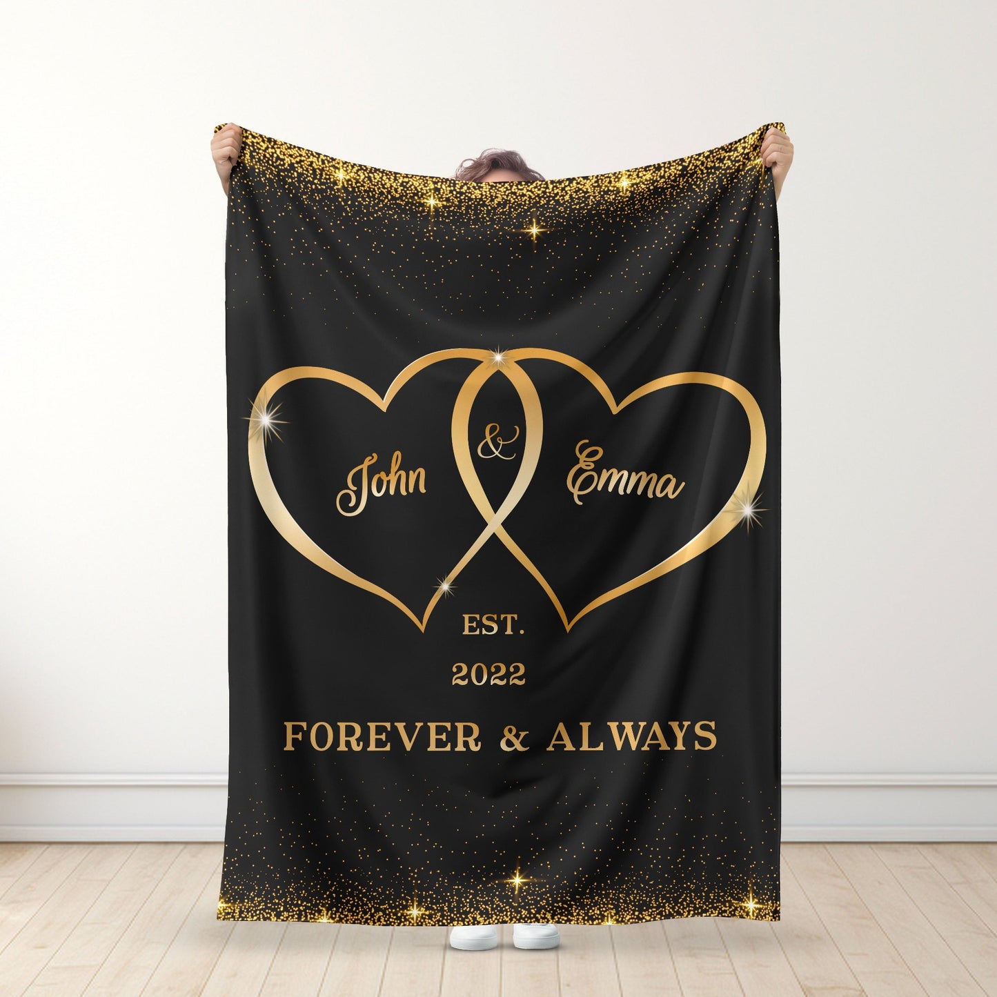 For the one who holds my heart - Personalized Premium Blanket™