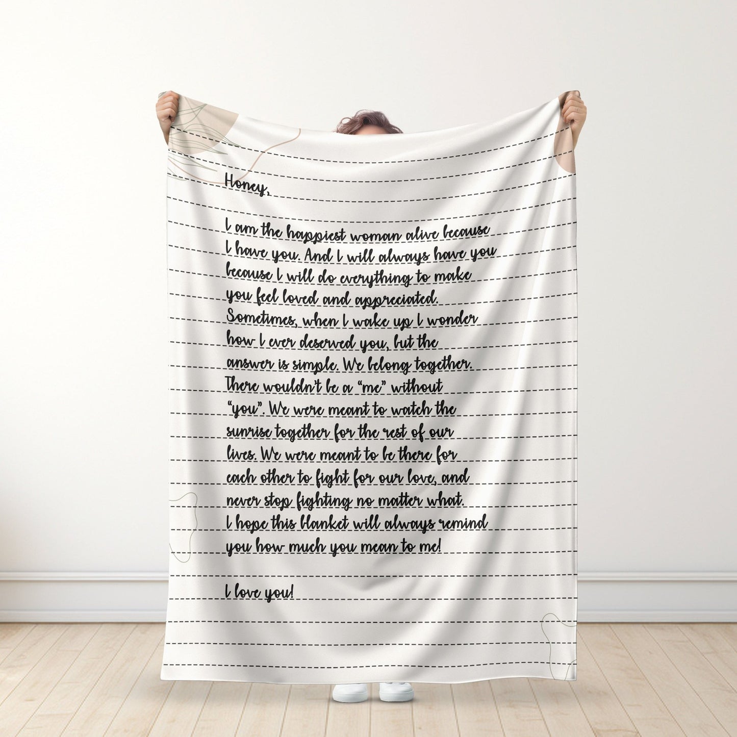 Personalized Handwritten Letter Blanket™