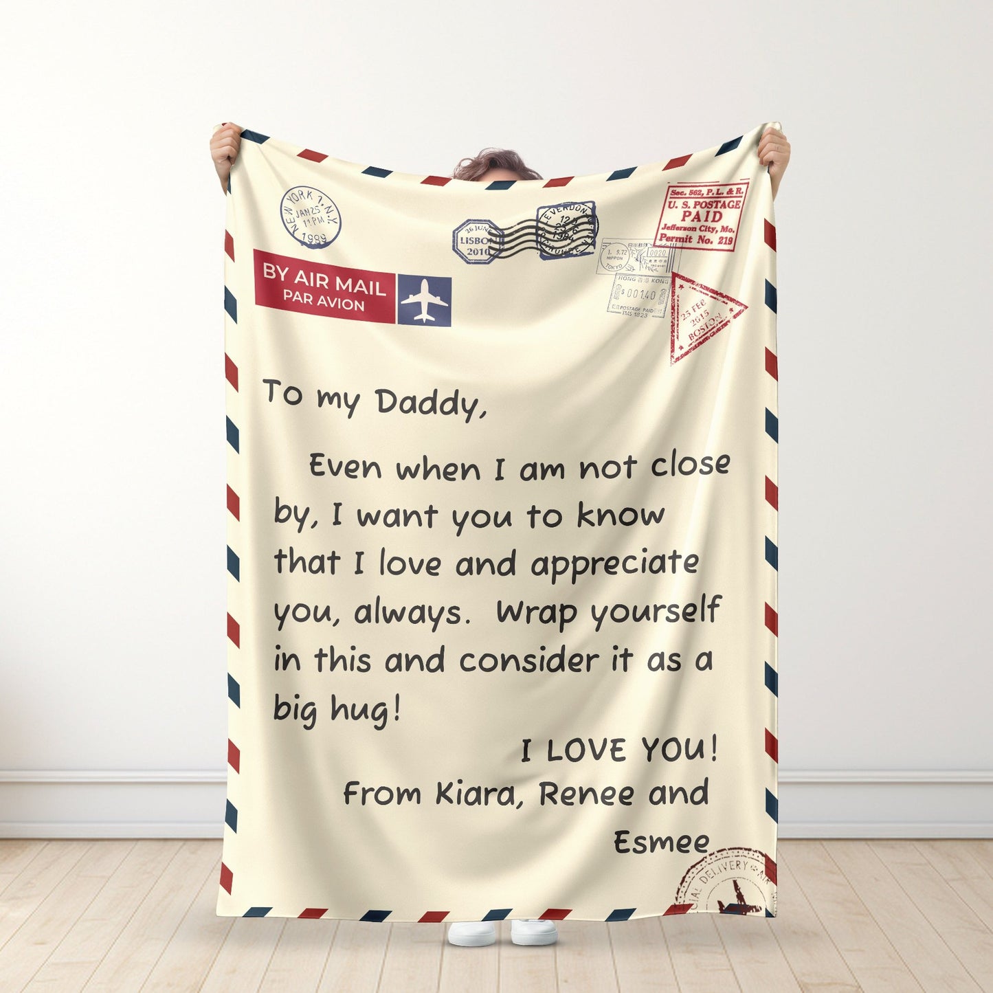 To my Mum/Dad  - Personalized Premium Blanket™