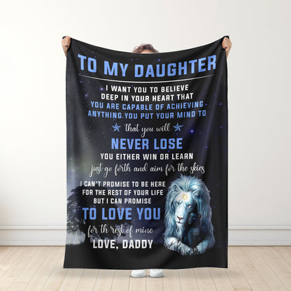 Believe in your heart - Father - For my daughter/ For my son Premium Blanket™