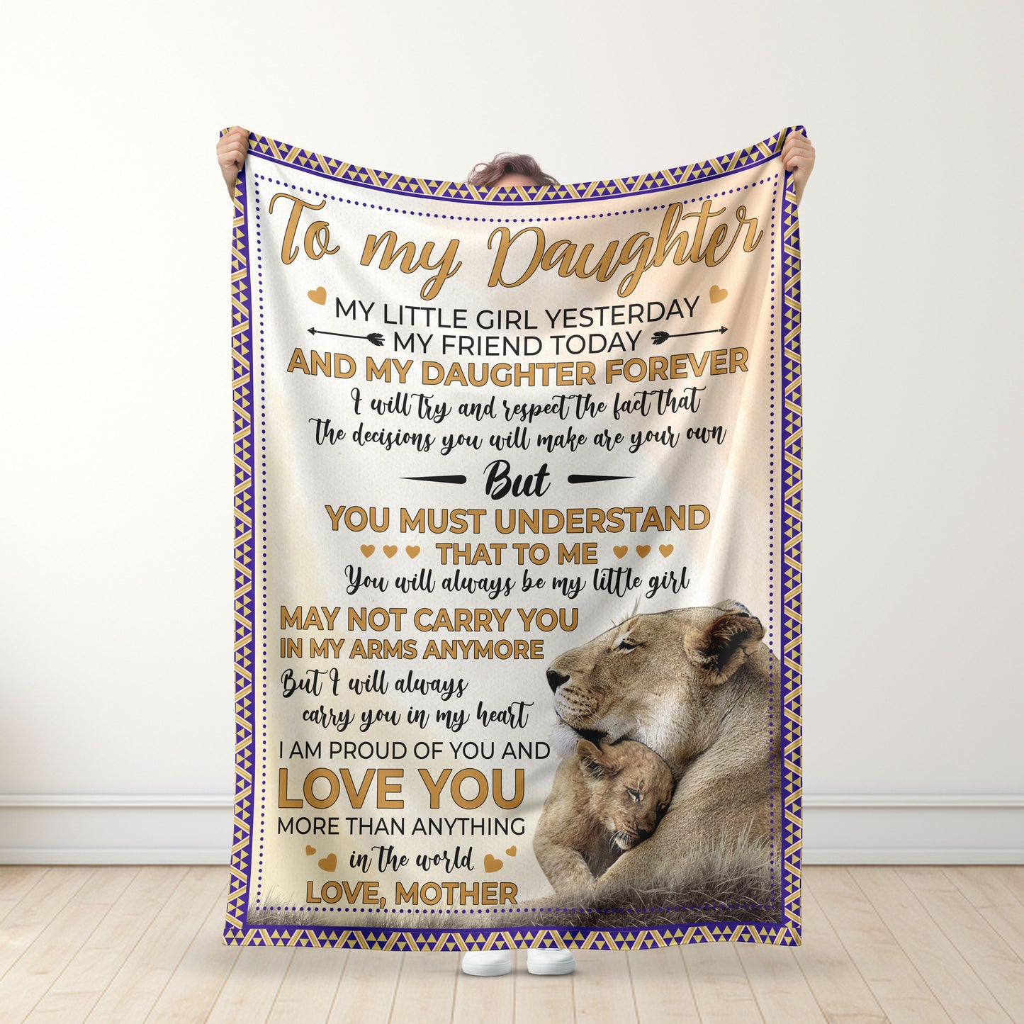 Believe in your heart - Mother - For my daughter / For my Son - Premium Blanket™