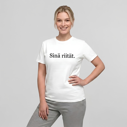 Sinä riität. -t-paita
