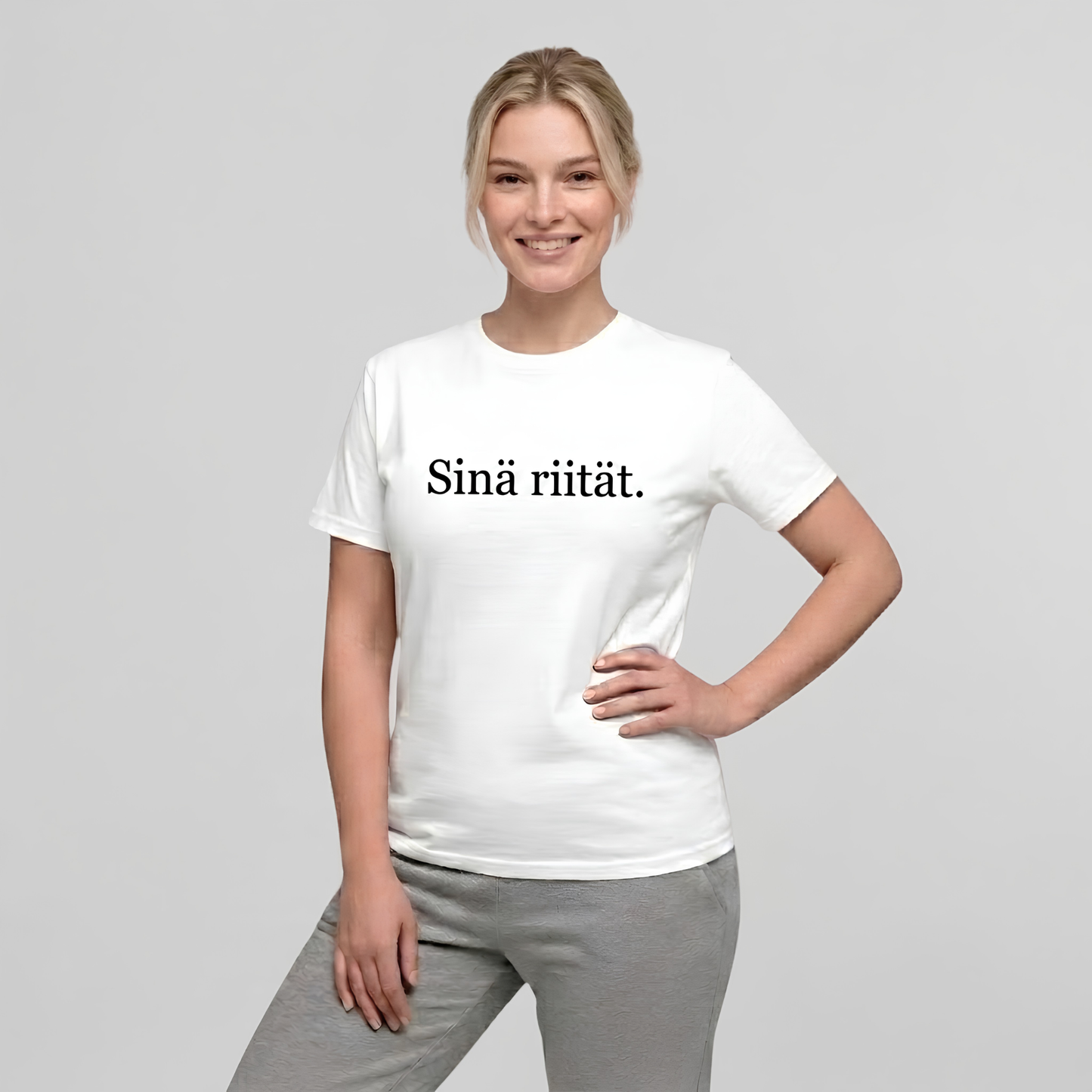 Sinä riität. -t-paita