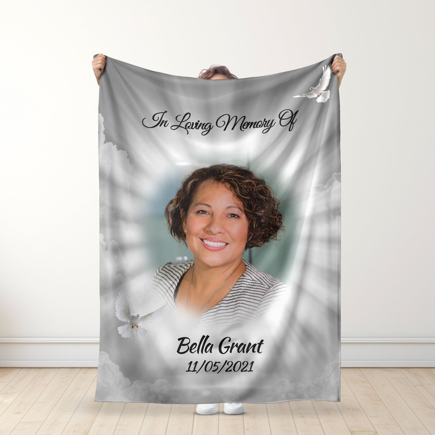 For a loved one in Heaven -  Personalized Premium Blanket™