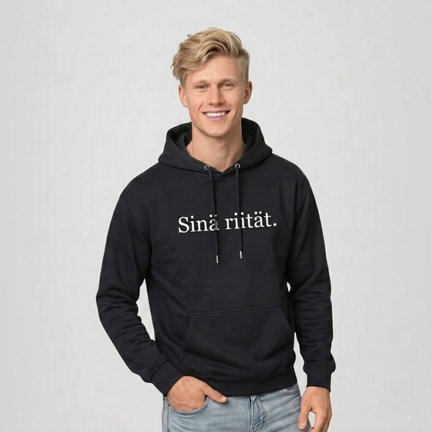 Sinä riität. -huppari