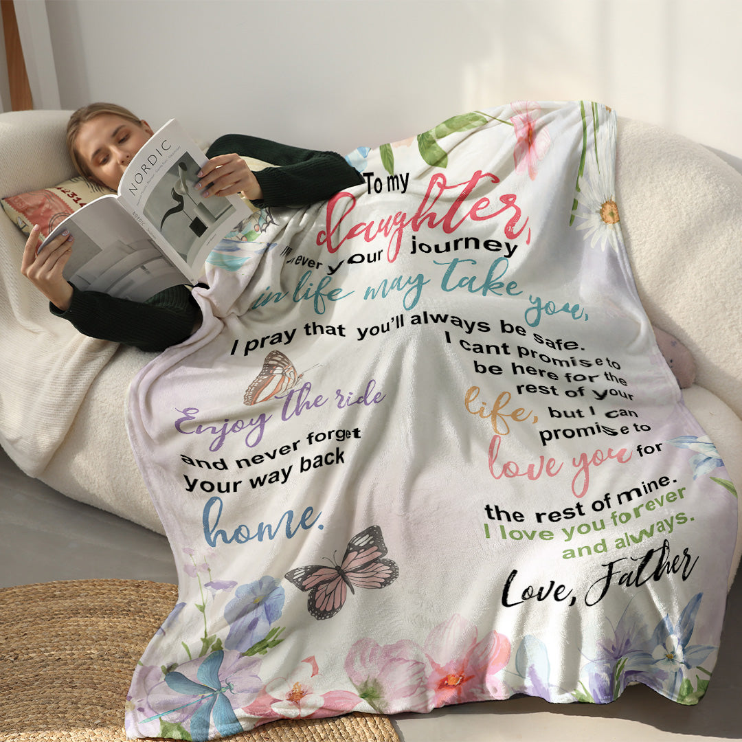 To my daughter premium blanket sale