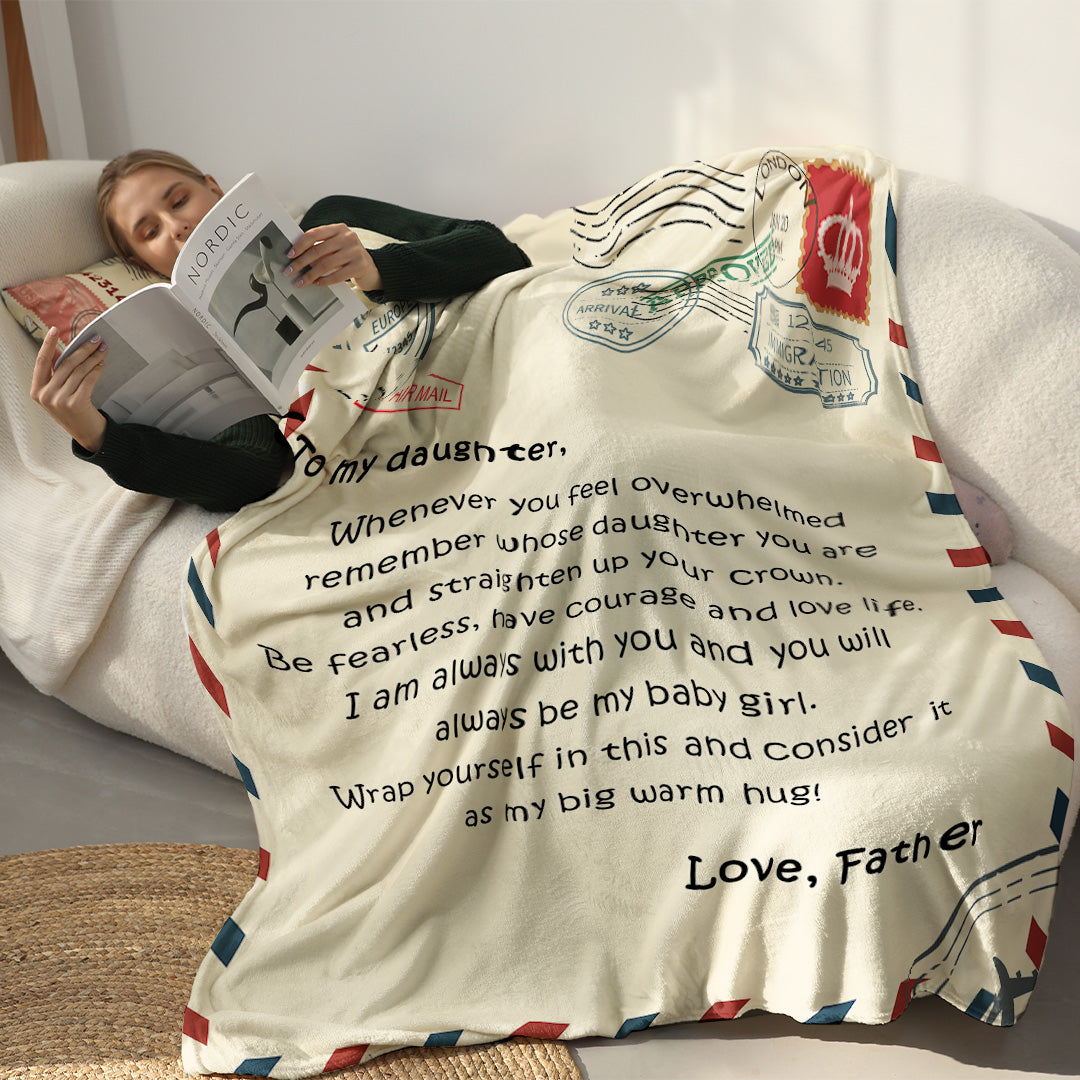 Father - For my daughter/ For my son Premium Blanket™