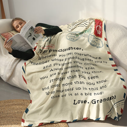 Grandfather - For my Granddaughter/For my Grandson - Premium Blanket™