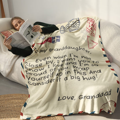 Grandfather - For my Granddaughter/For my Grandson - Premium Blanket™ Ver. 3