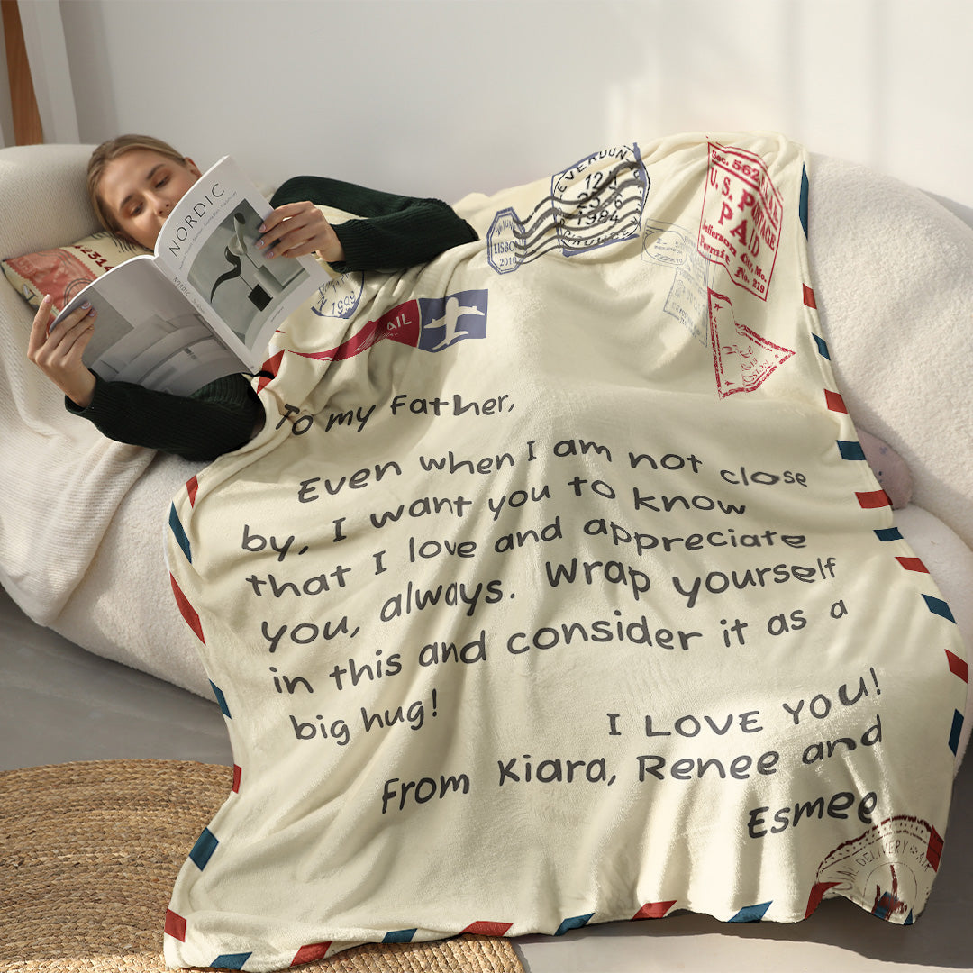 To my Mum/Dad  - Personalized Premium Blanket™