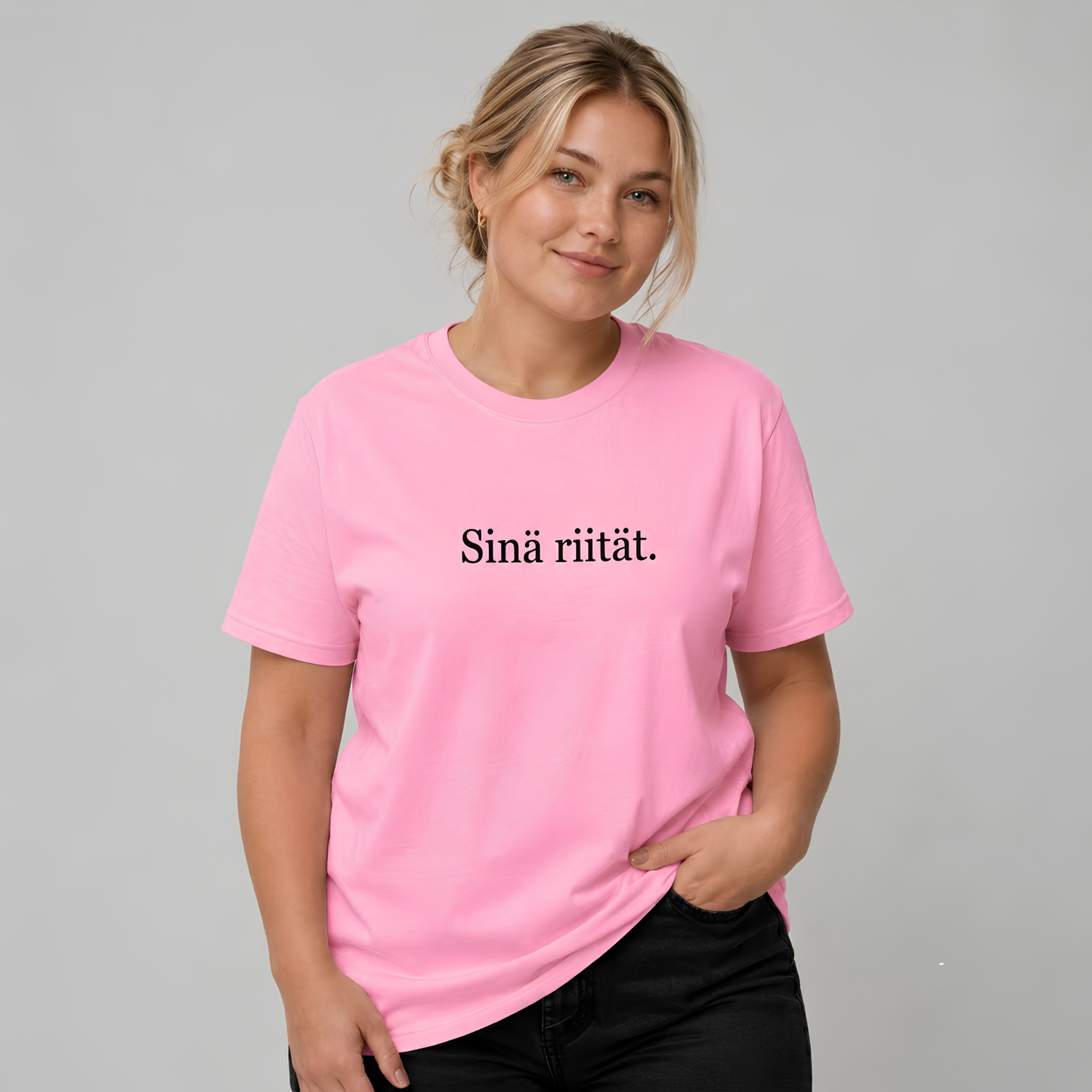 Sinä riität. -t-paita