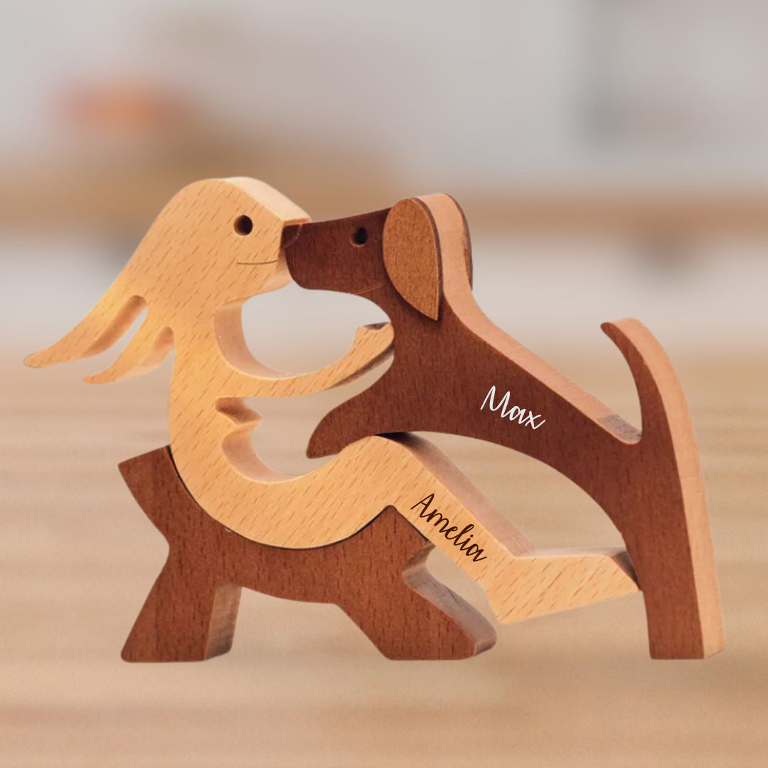 Personalized Wooden Pet Carvings