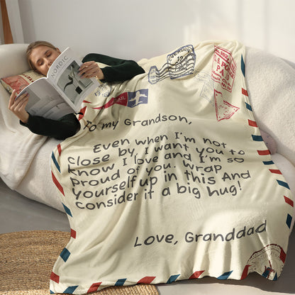 Grandfather - For my Granddaughter/For my Grandson - Premium Blanket™ Ver. 3