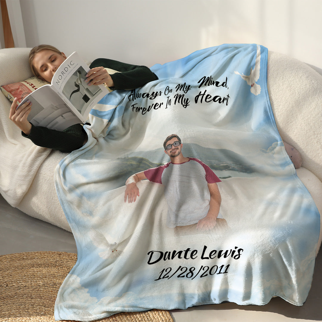 For a loved one in Heaven -  Personalized Premium Blanket™