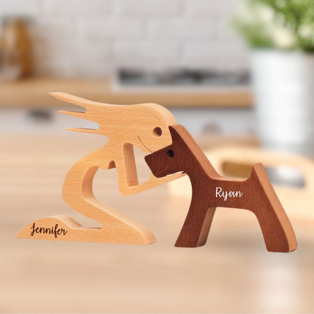 Personalized Wooden Pet Carvings